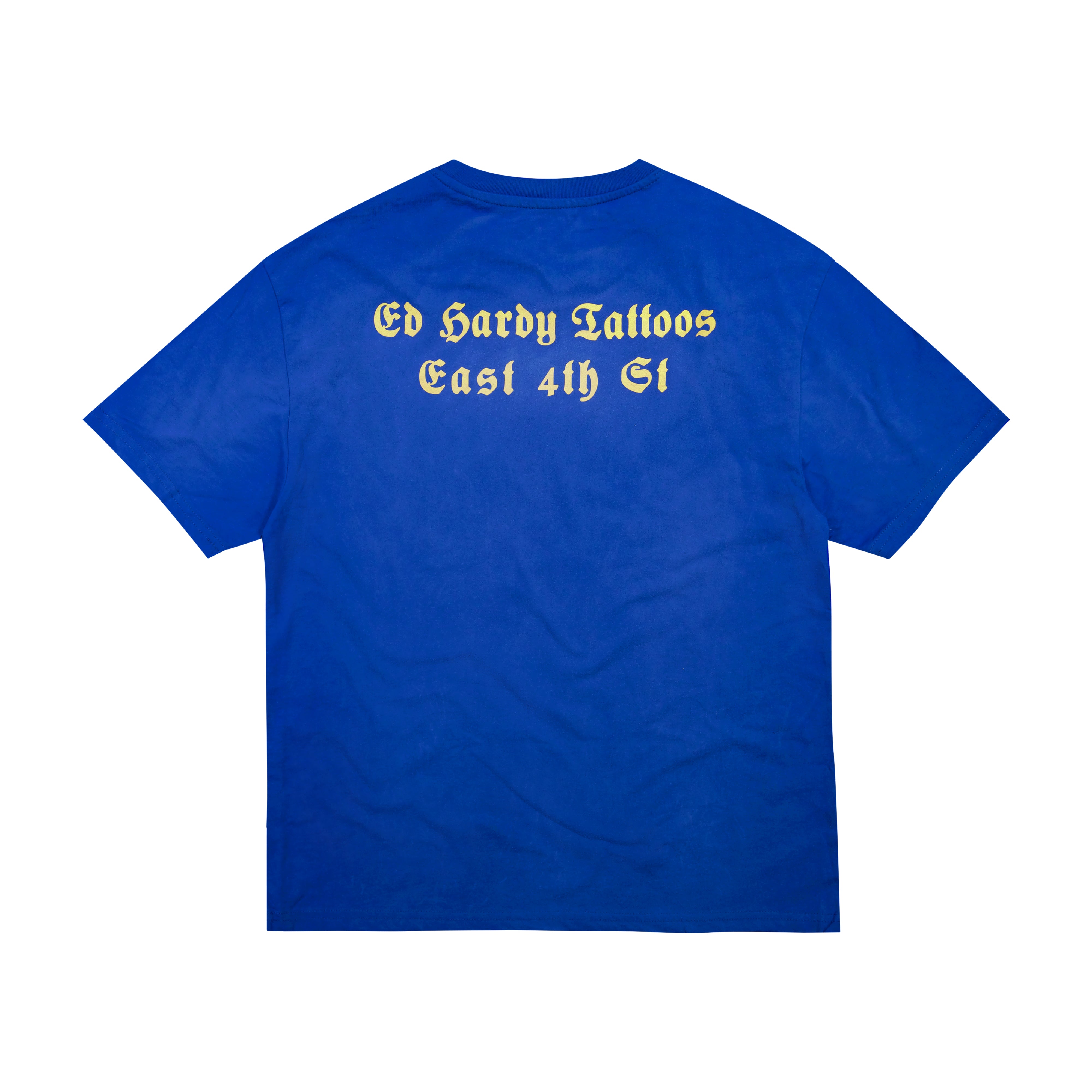 Sacred Heart Boxy Tee - Vintage Cobalt