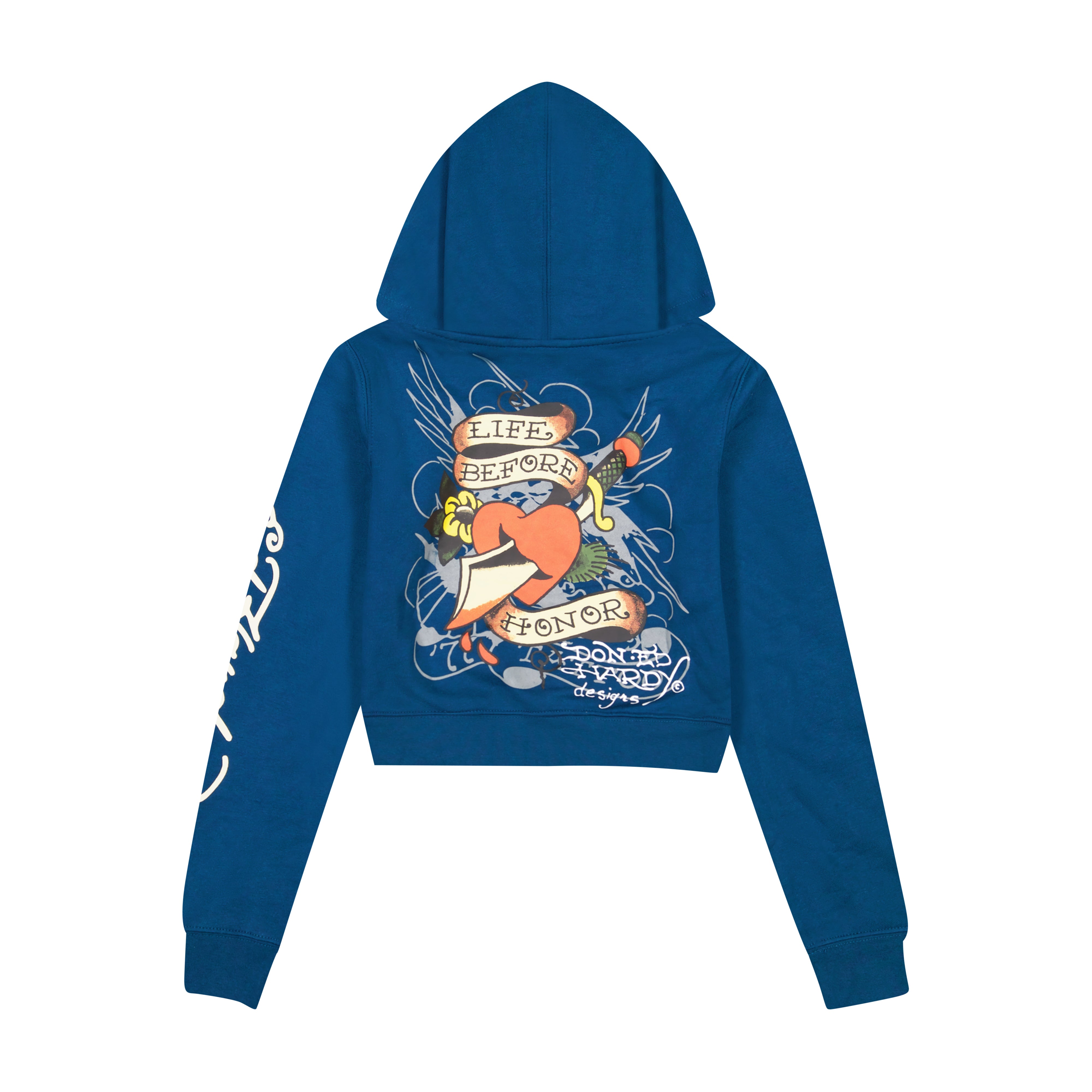 LKS Skull Zip Front Hoodie
