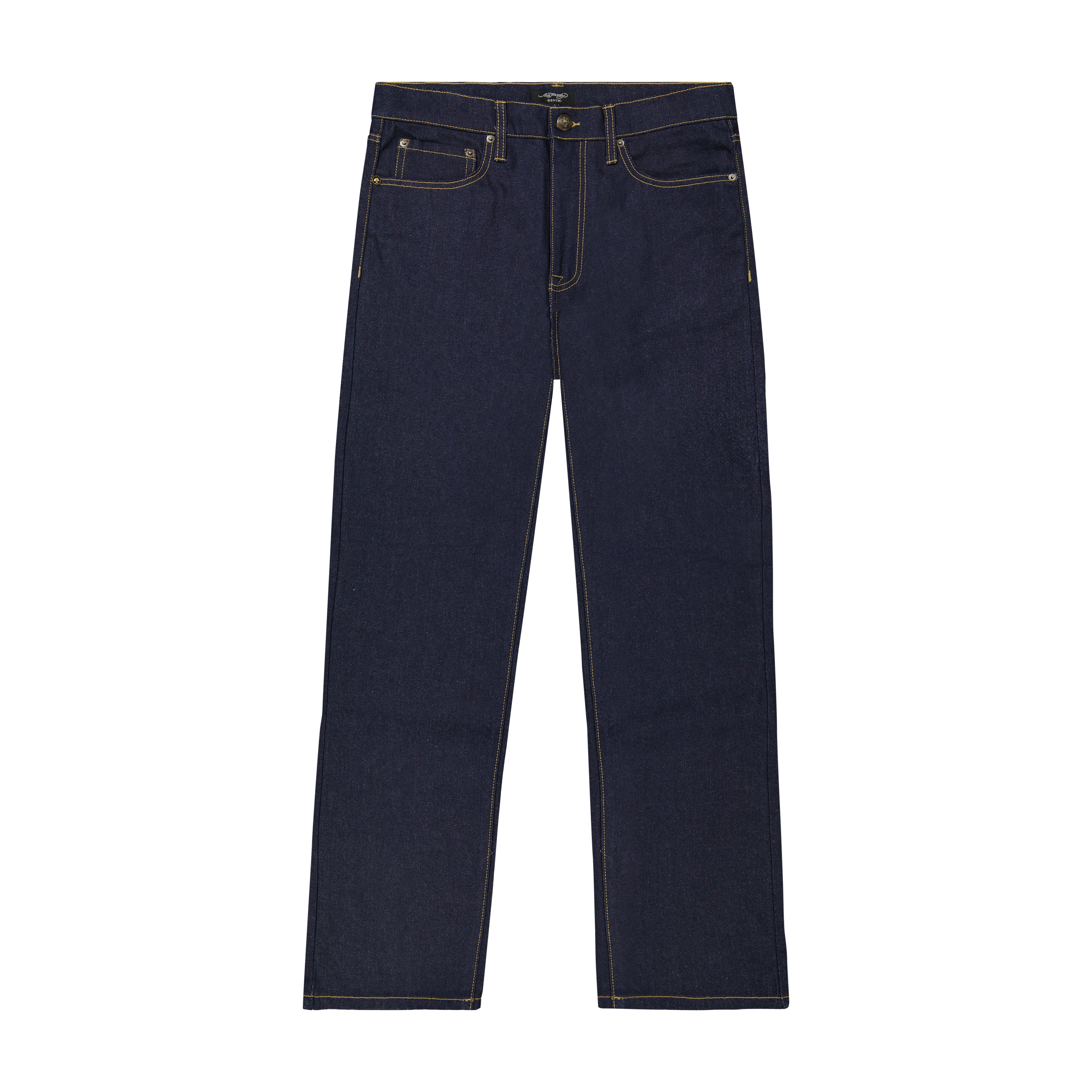 Battle Skull Baggy Wide Leg Jeans