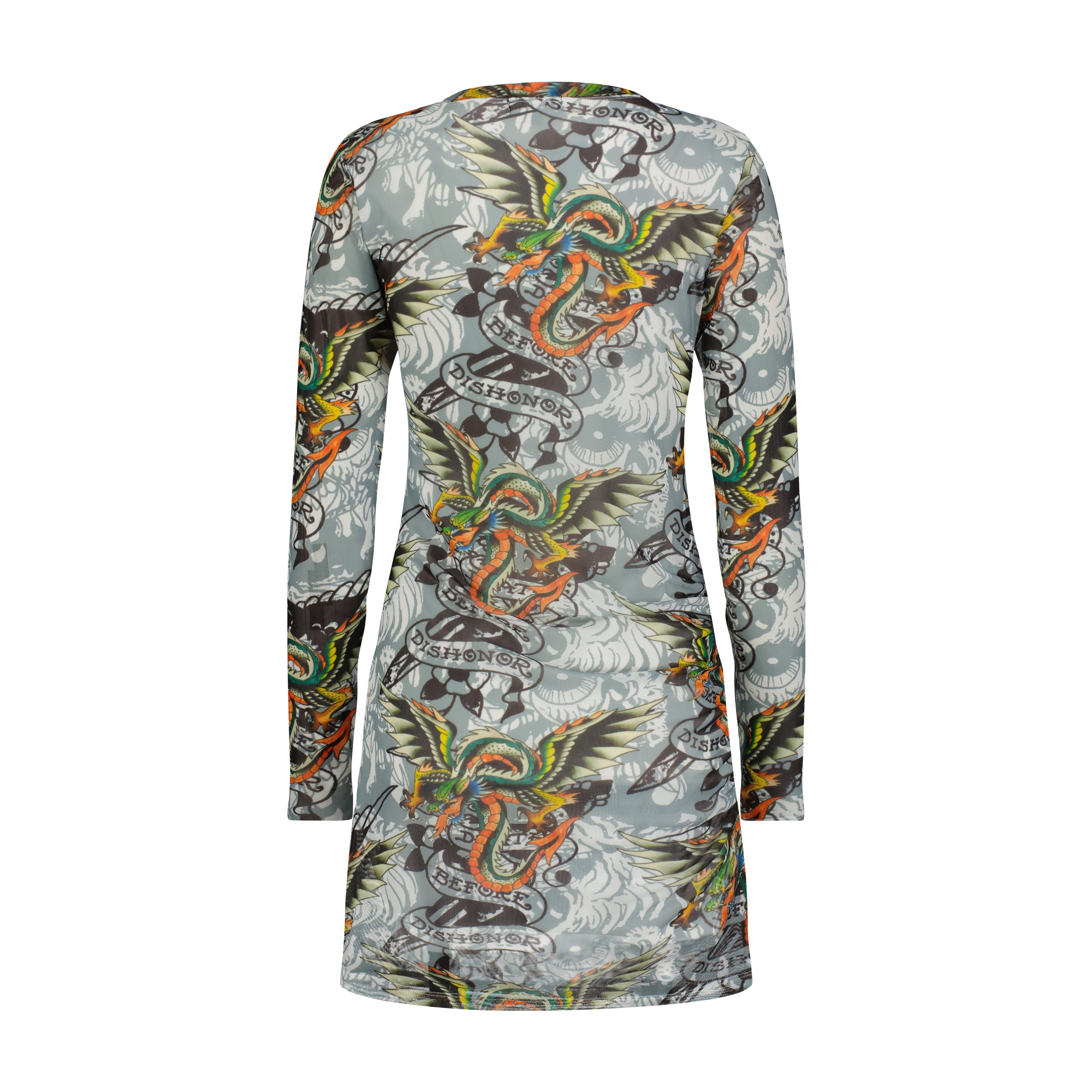 Dragon Wings Mesh Dress