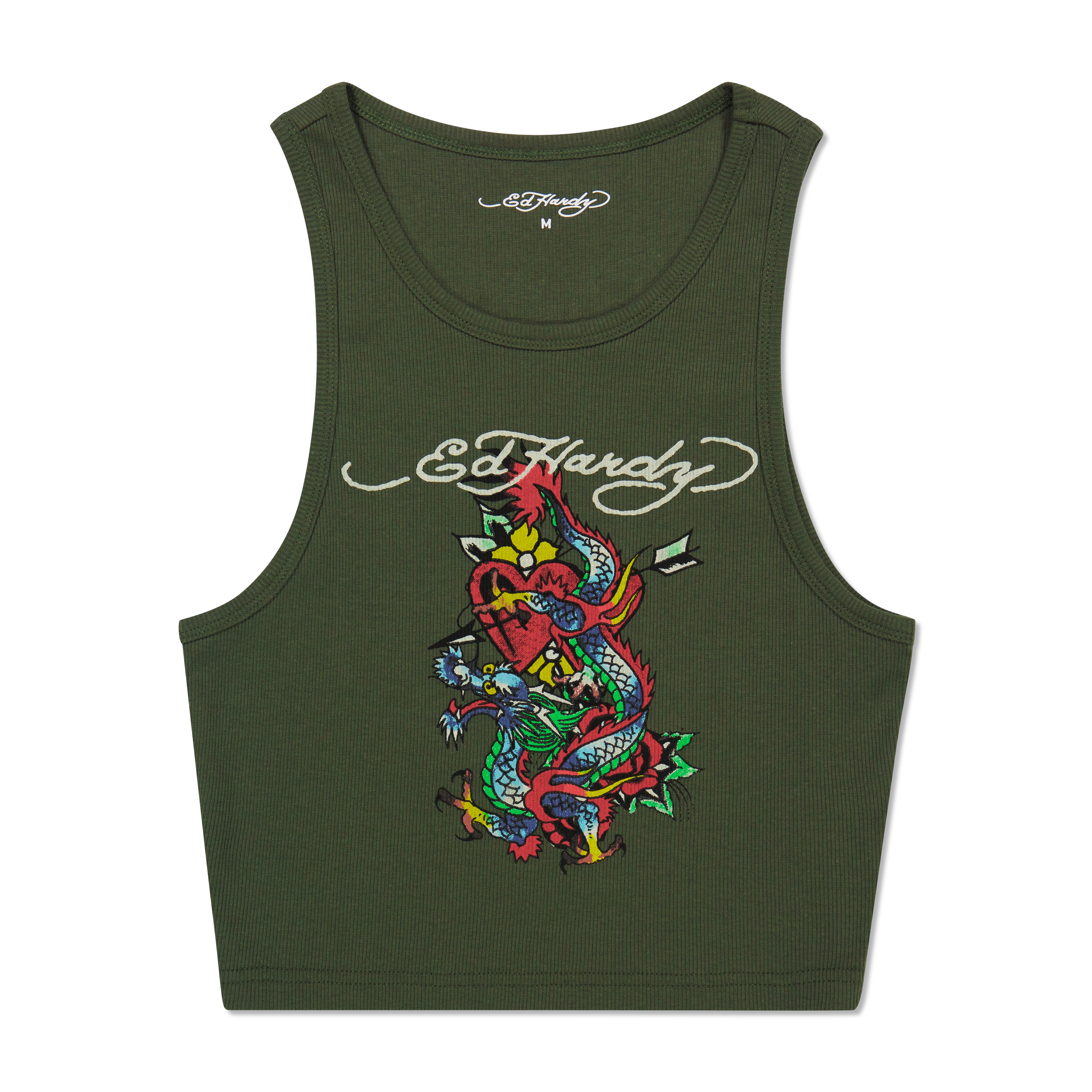 Dragon Heart Rib Knit Tank
