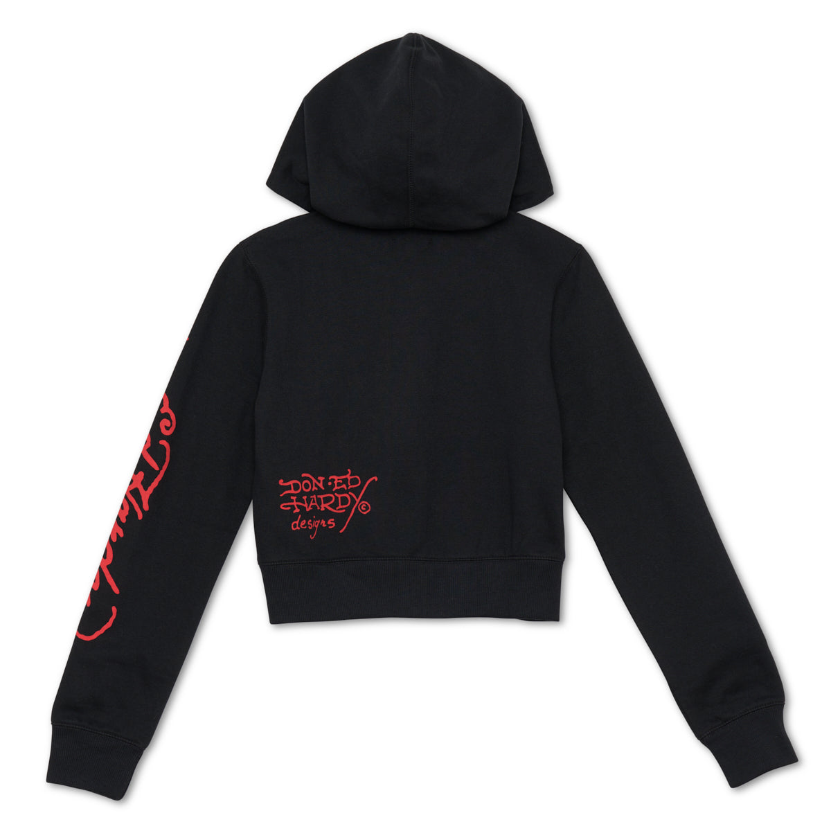 Nyc Skull Cropped Hoodie