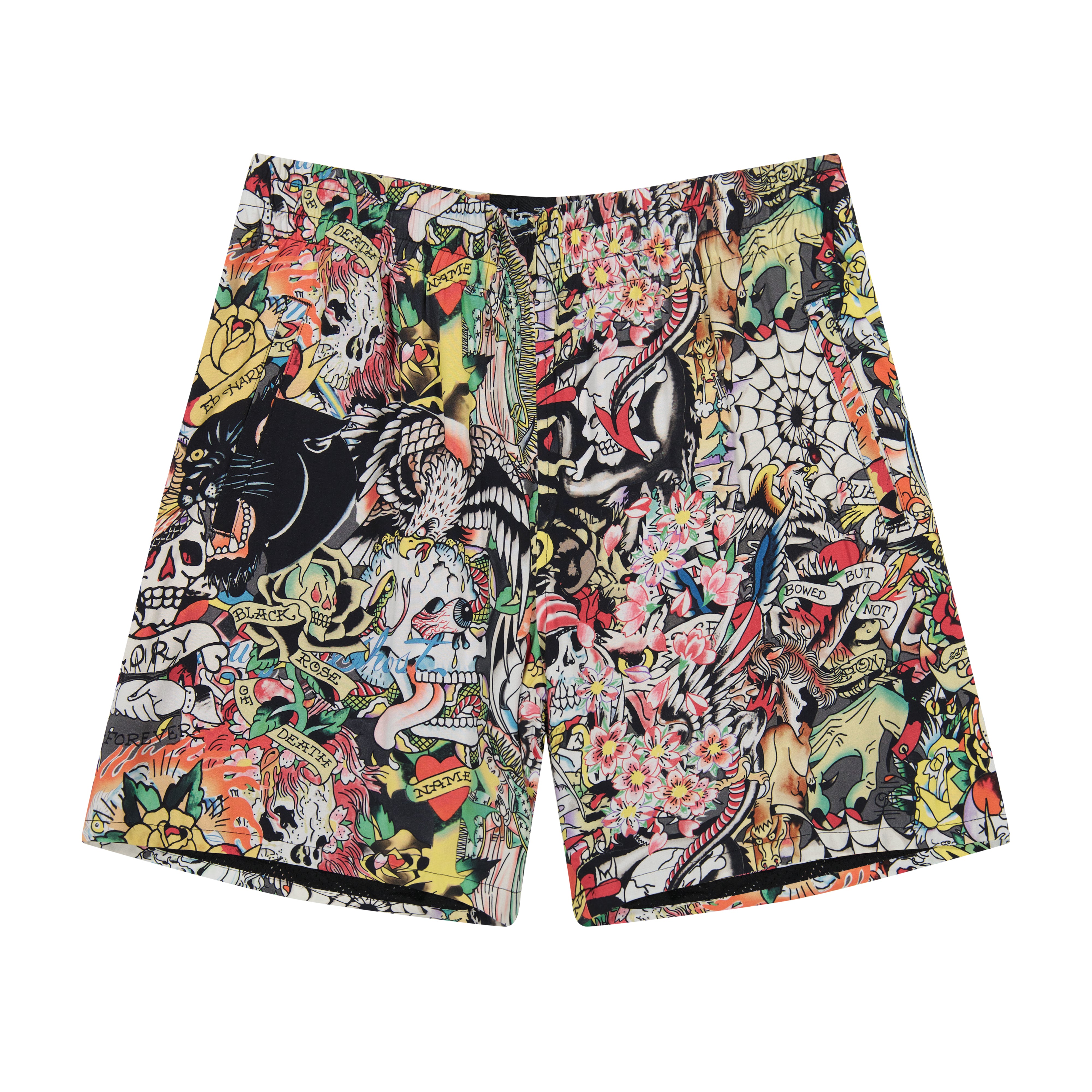 Tattoo Collage Print Short