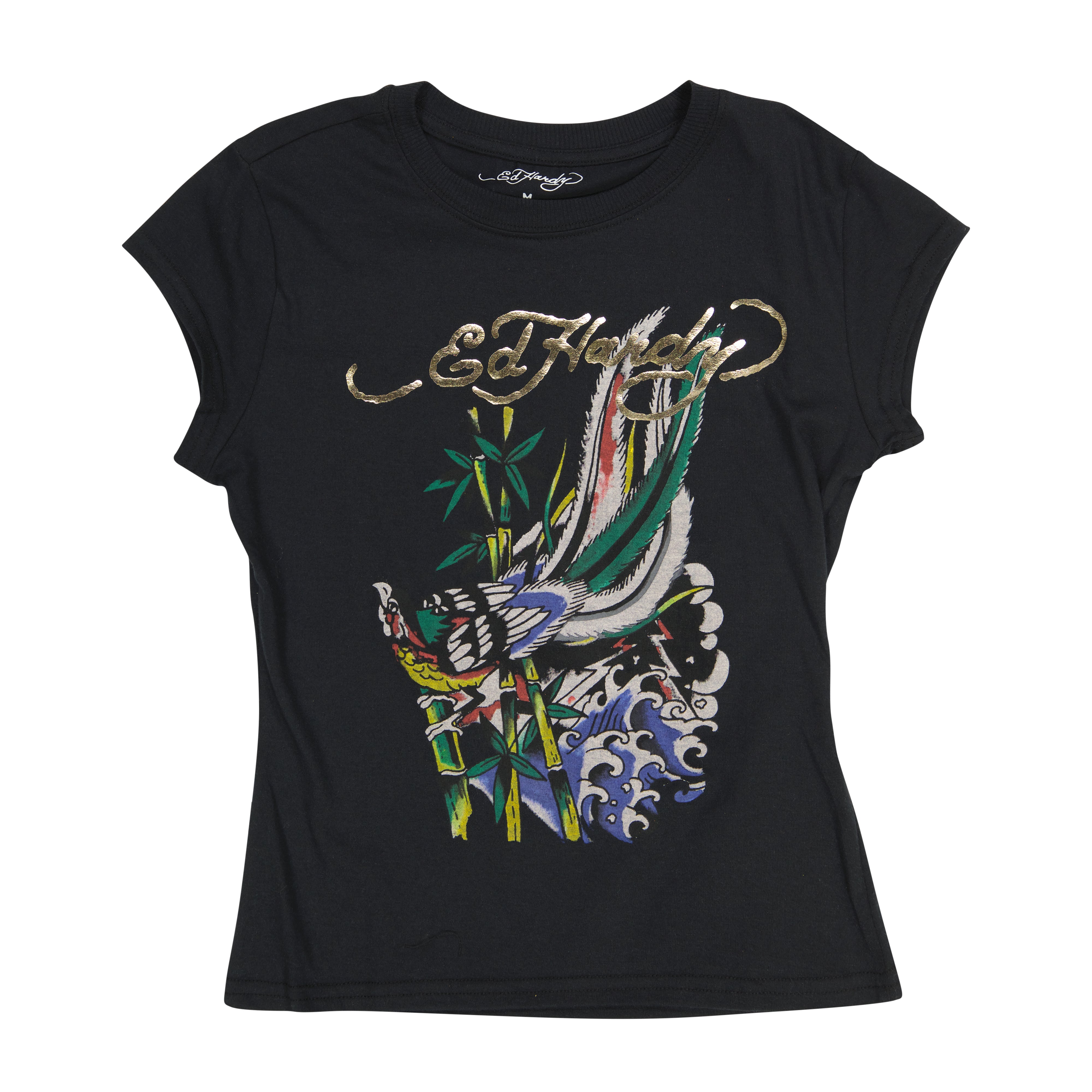 Peacock Cap Sleeve Tee