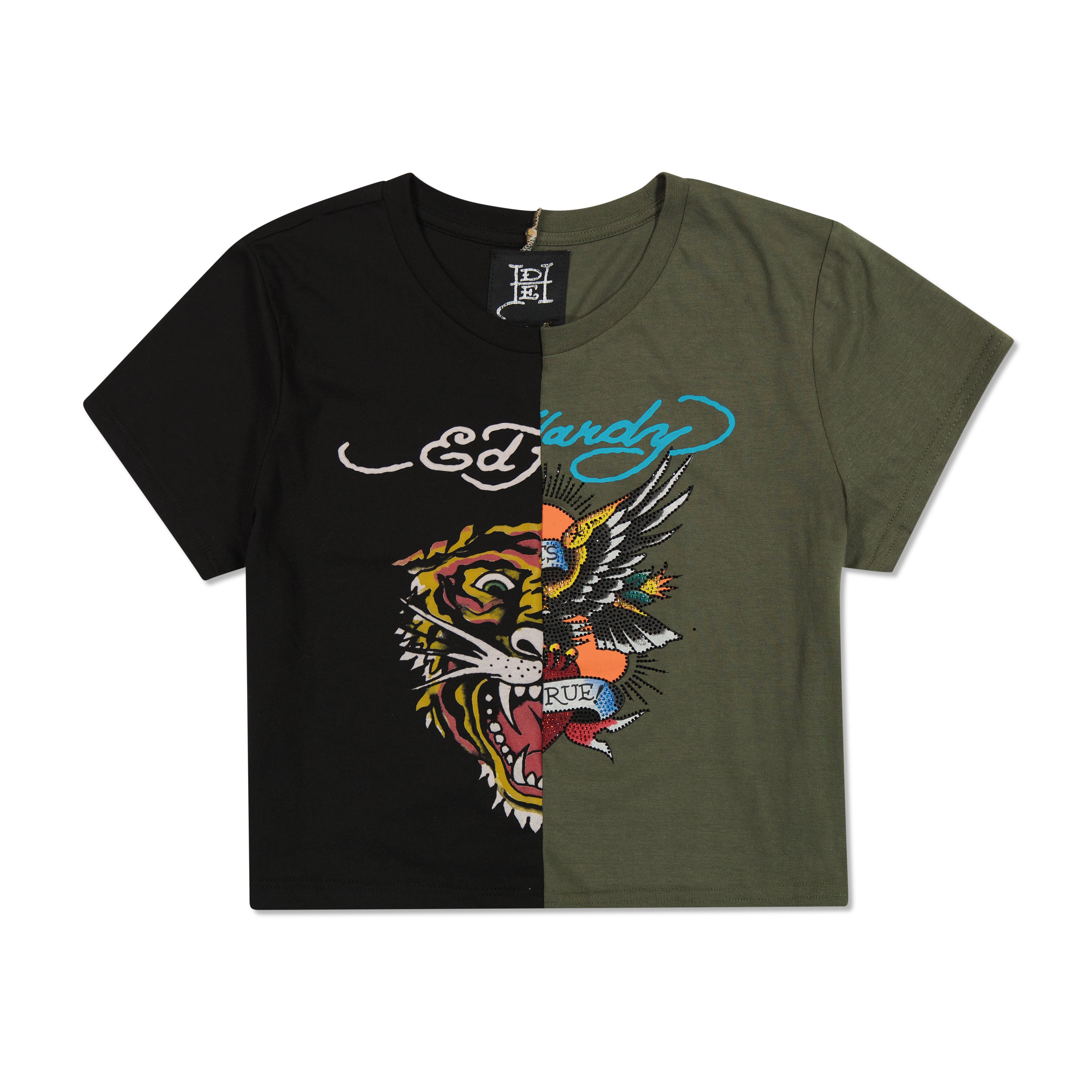 One of a Kind Split Baby Tee