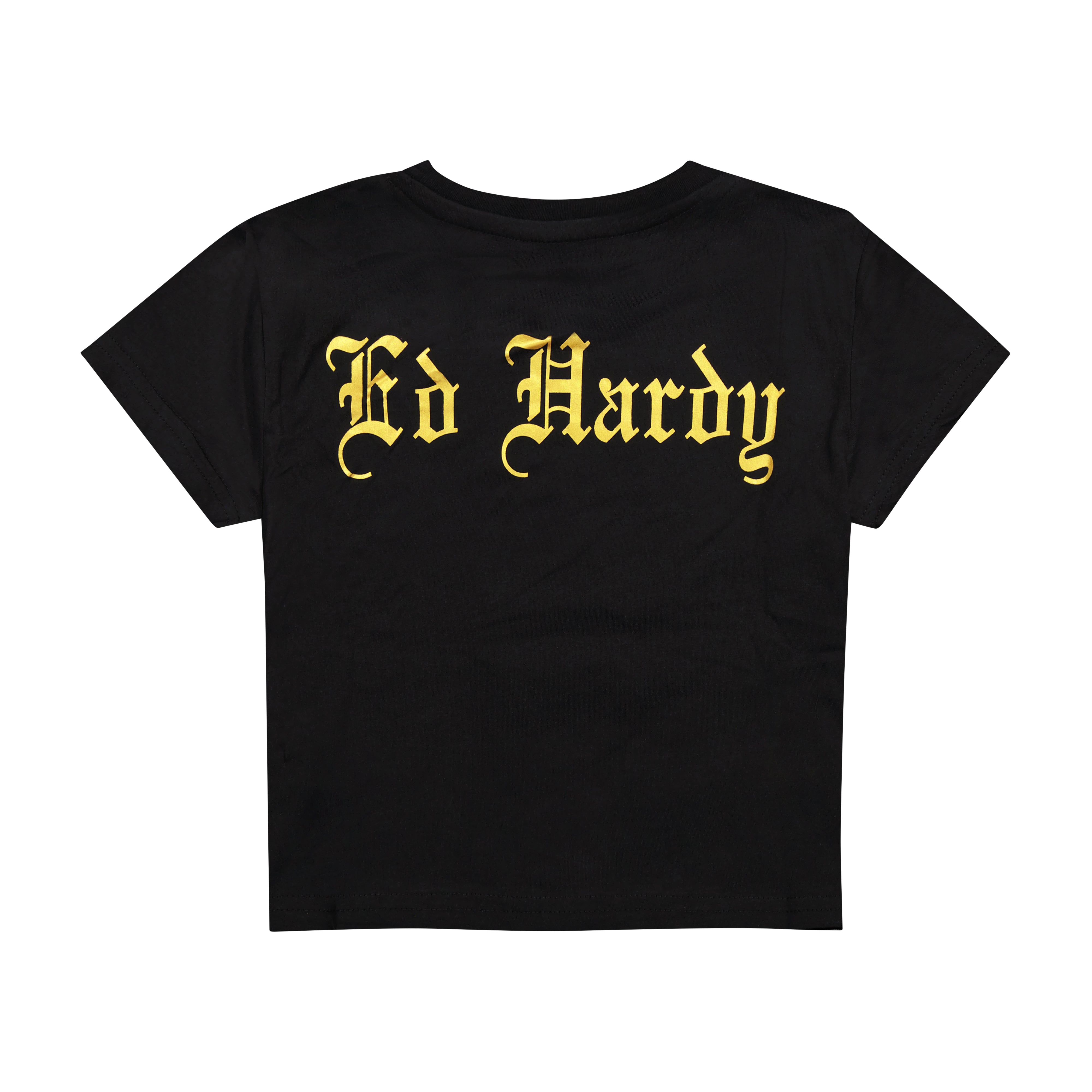 Heart Flame Rhinestone Baby Tee